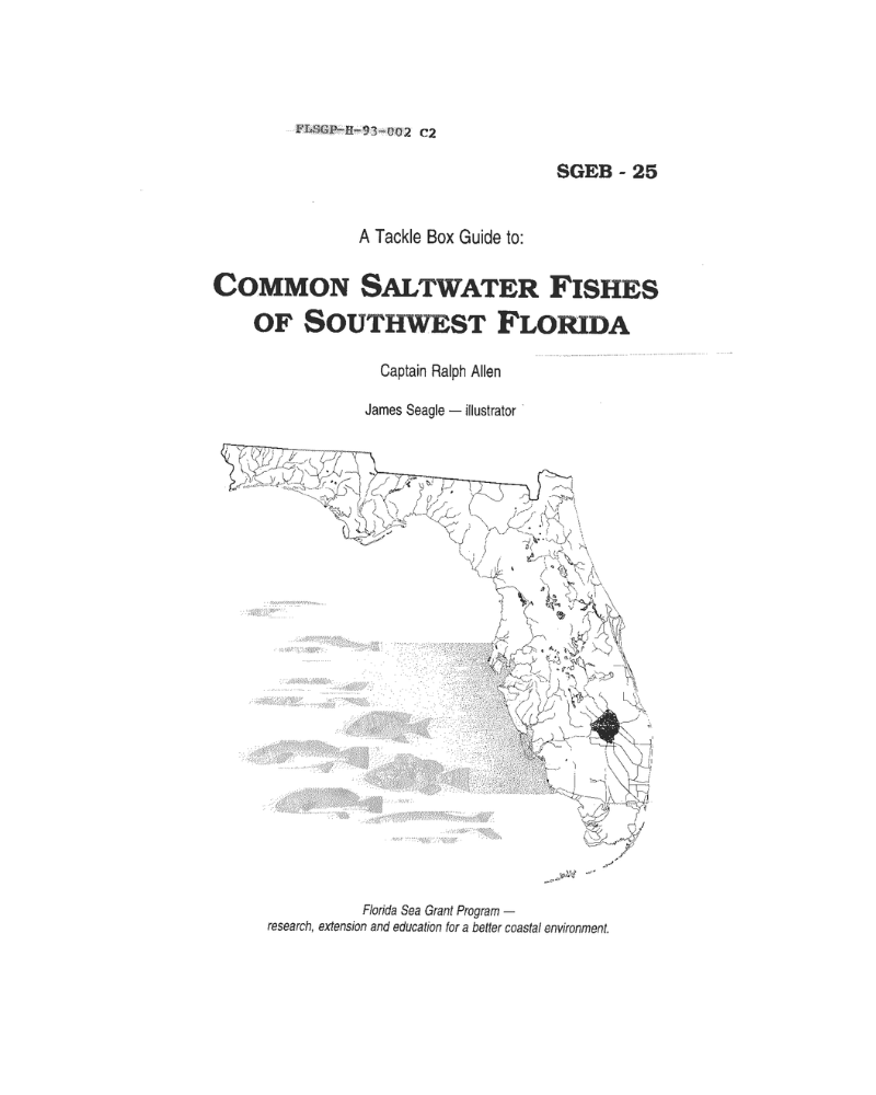 A Tack Box Guide to: Common Saltwater Fishes of Southwest Florida