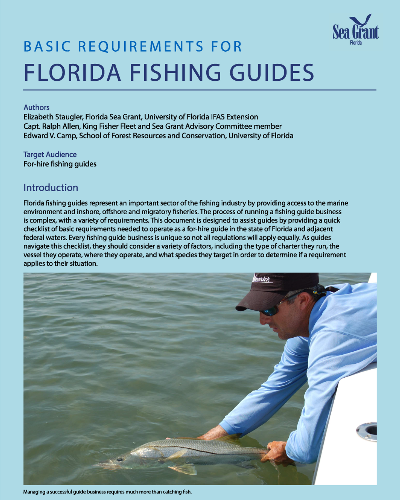 Basic Requirements For Florida Fishing Guides