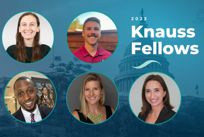 collage of 2023 knauss fellows' headshots