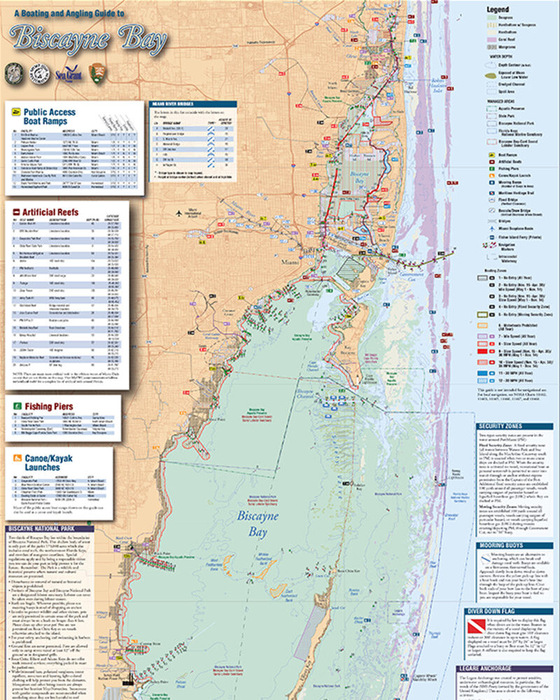 map of Biscayne Bay