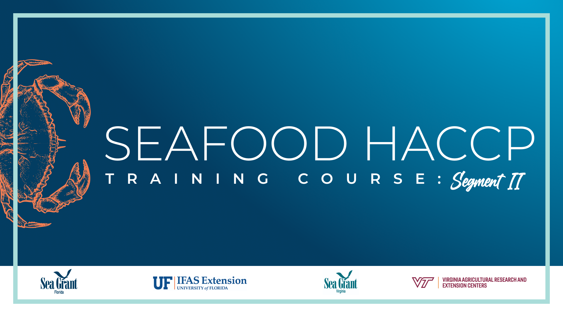 seafood haccp training course event graphic