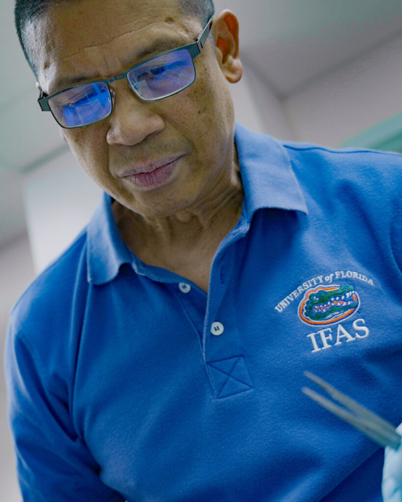 Roy Yanong, Extension Veterinarian and Professor in UF Fisheries and Aquatic Sciences