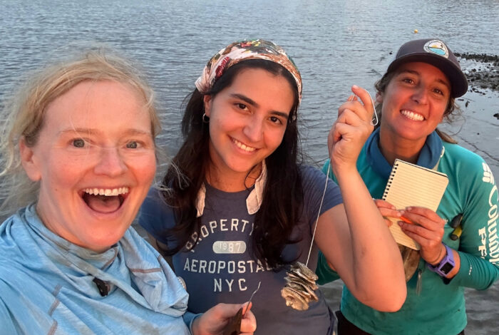 a photo of Dr. Anna Braswell, Maylet Perez and Emily Surmont