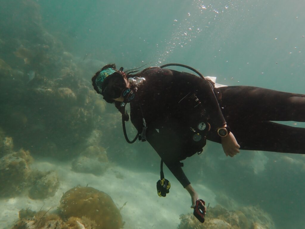 Sukanya Dayal underwater