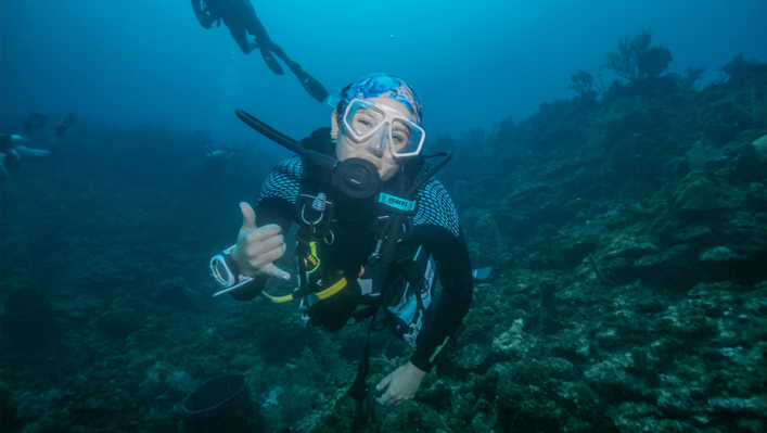 katie gretter underwater