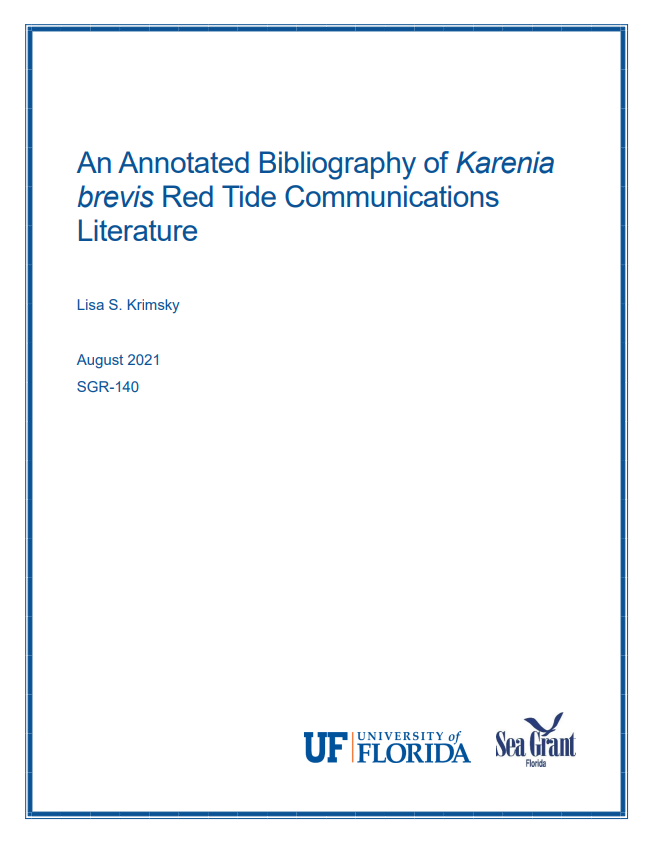 Annotated Bibliography of Karenia brevis