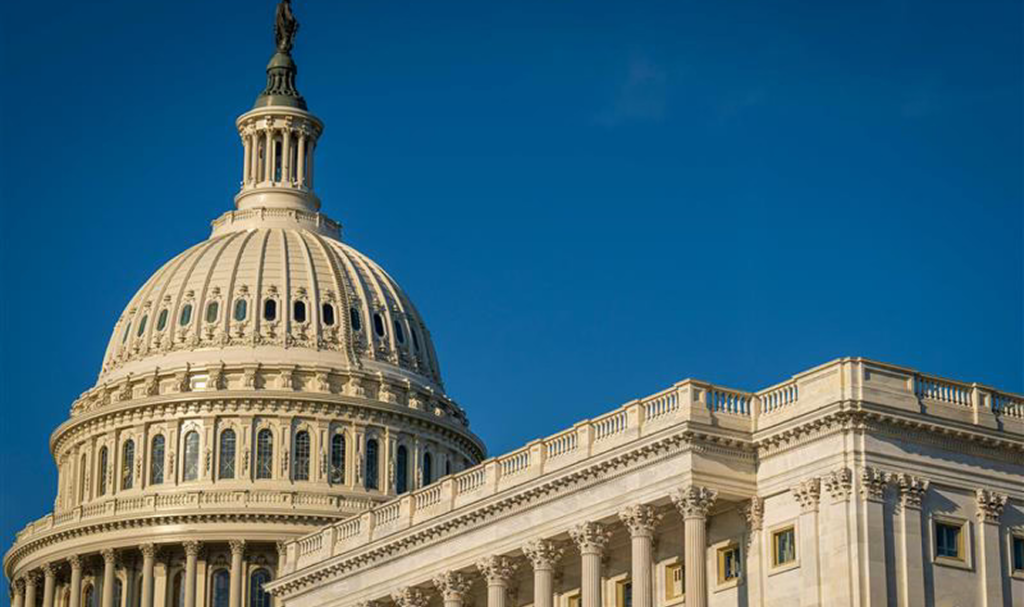 Photo of the U.S Capital Building in Washington D.C. on a sunny day.