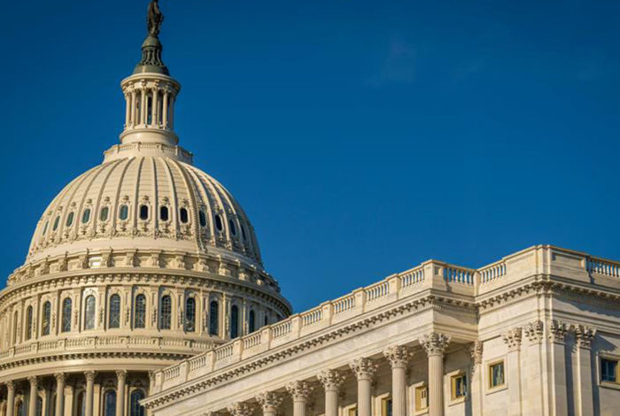 Photo of the U.S Capital Building in Washington D.C. on a sunny day.