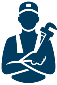 illustration of a plumber